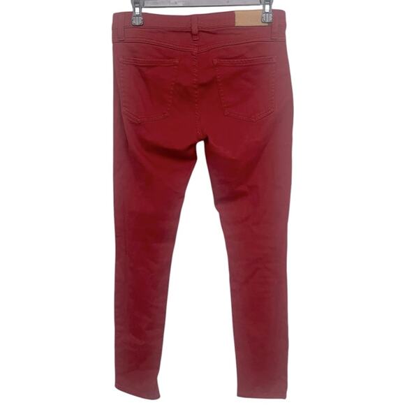 IRO Jarod‎ Adjuste Cardinal Red 5 Pocket Skinny Jeans Women’s Size 28 - Picture 2 of 8